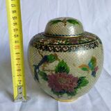 Openwork plique-à-jour enamel pot - 1920 to 1949 - China