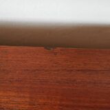 Small teak and metal sideboard, 70s