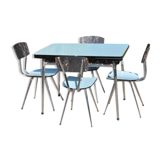 Tublac formica tables and chairs