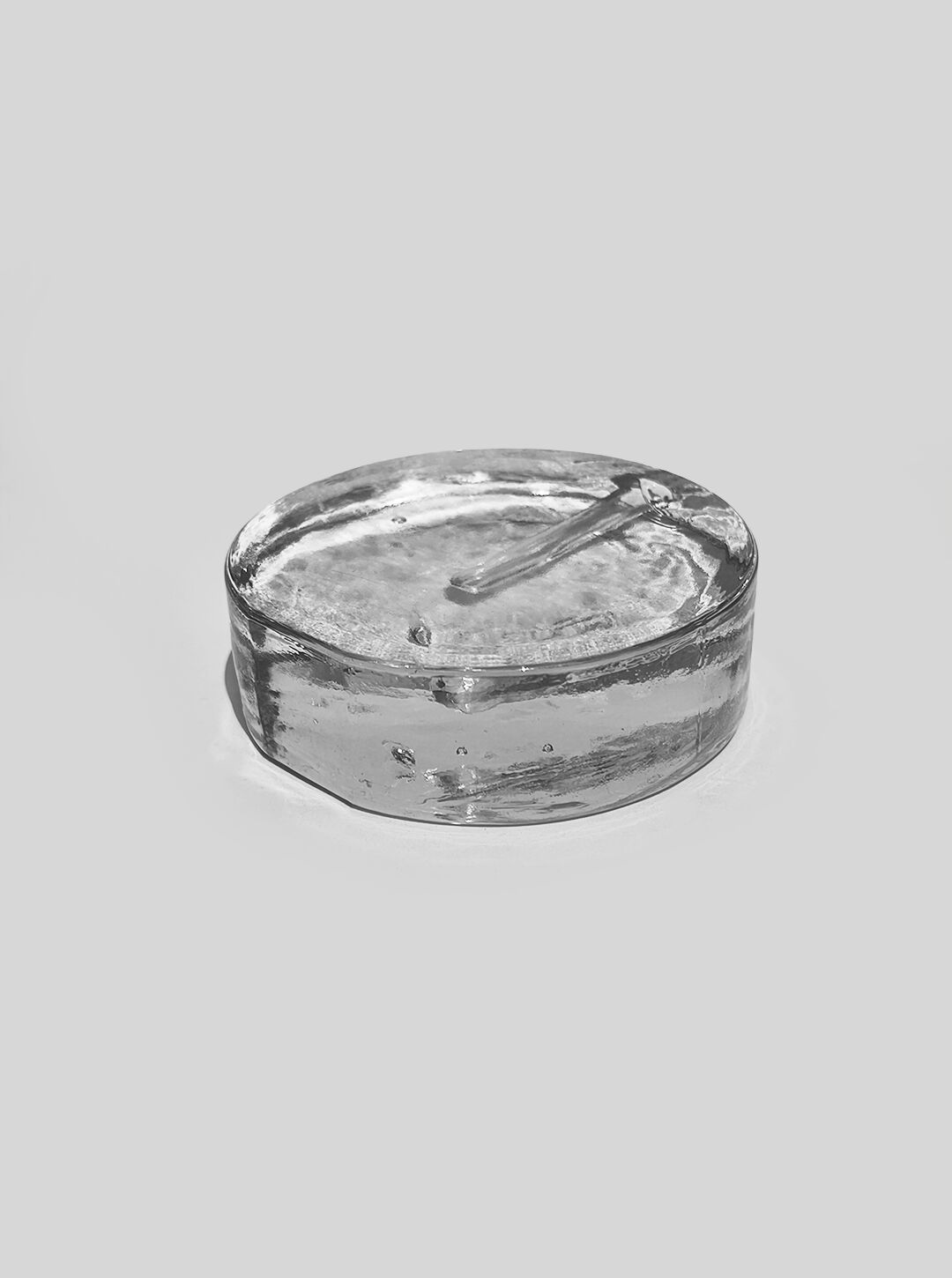 Spherical glass vase