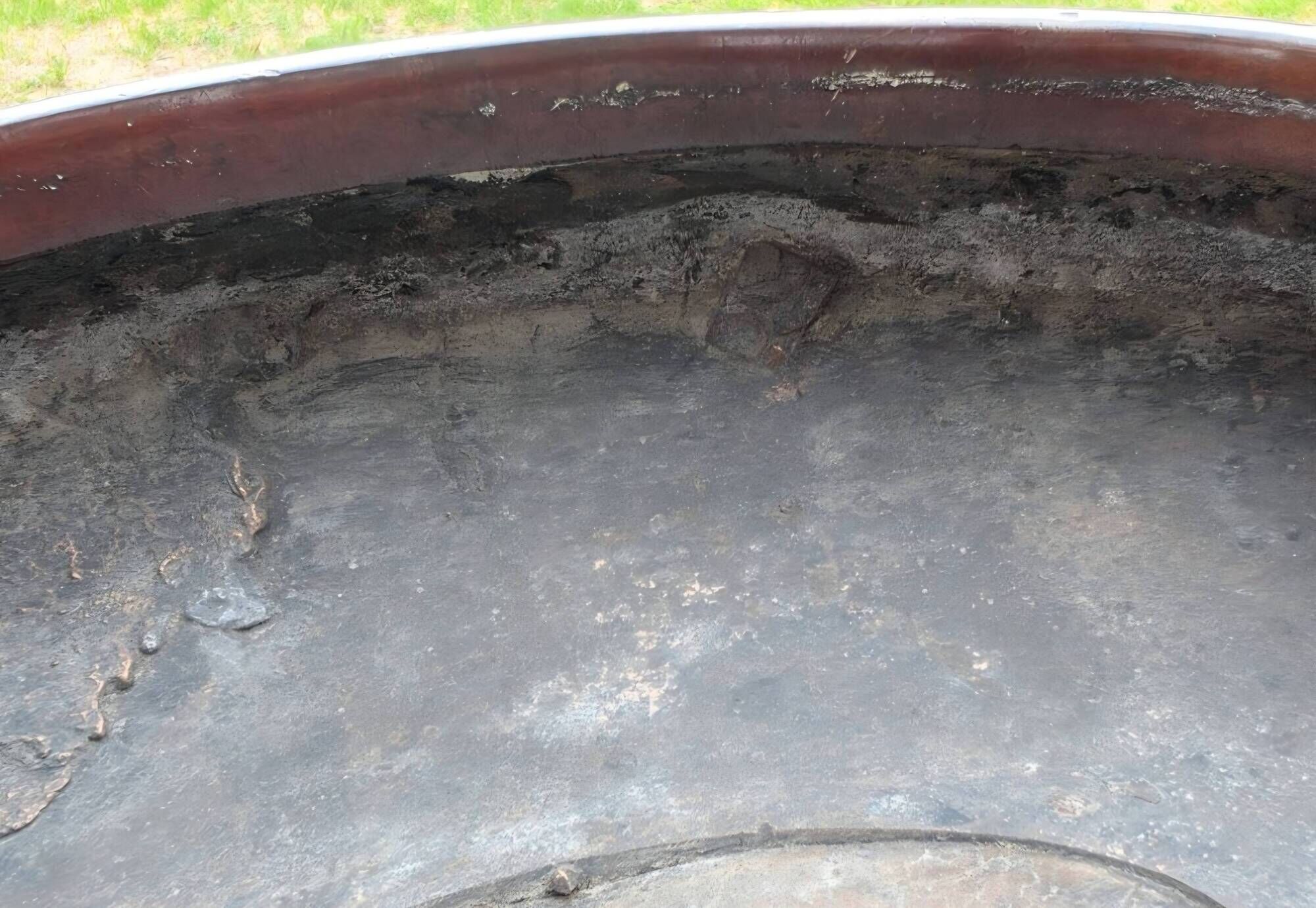 Dragon basin - large planter - in bronze, Meiji period