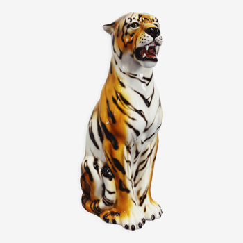 Statue Tigre Céramique