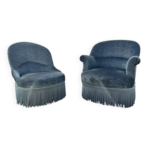 Duo fauteuils crapaud