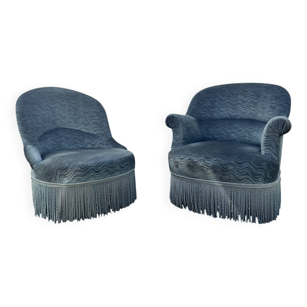 Duo fauteuils crapaud