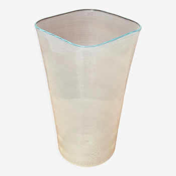 Vase en verre de Murano par Barovier et Toso, 1980's