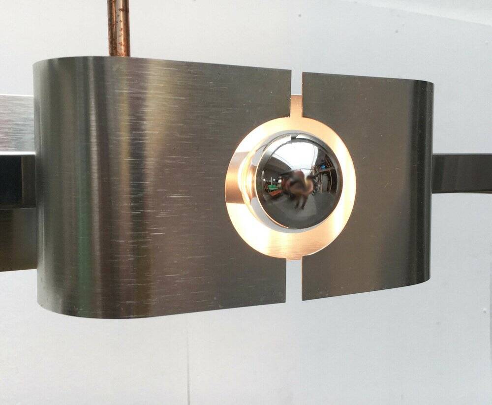 Mid-Century Space Age French Ceiling Lamp, 1960s