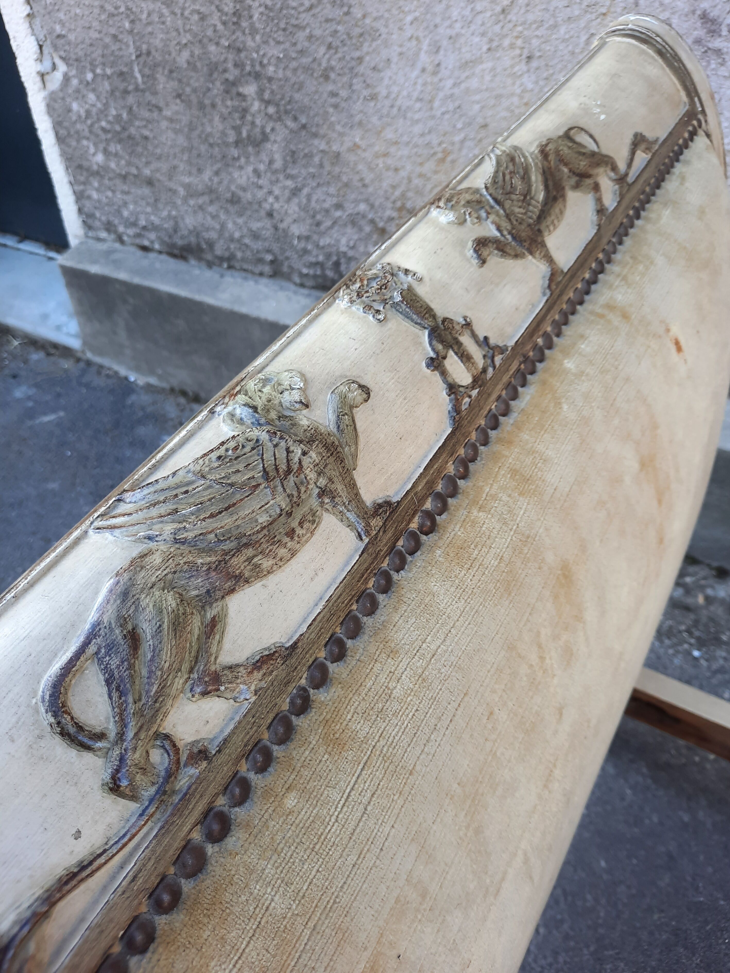 Directoire lacquered bed