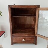 Medicine cabinet, 30s/40s oak bathroom cabinet