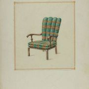 Dining room bench and armchair set, Vienna-Budapest, circa 1930.