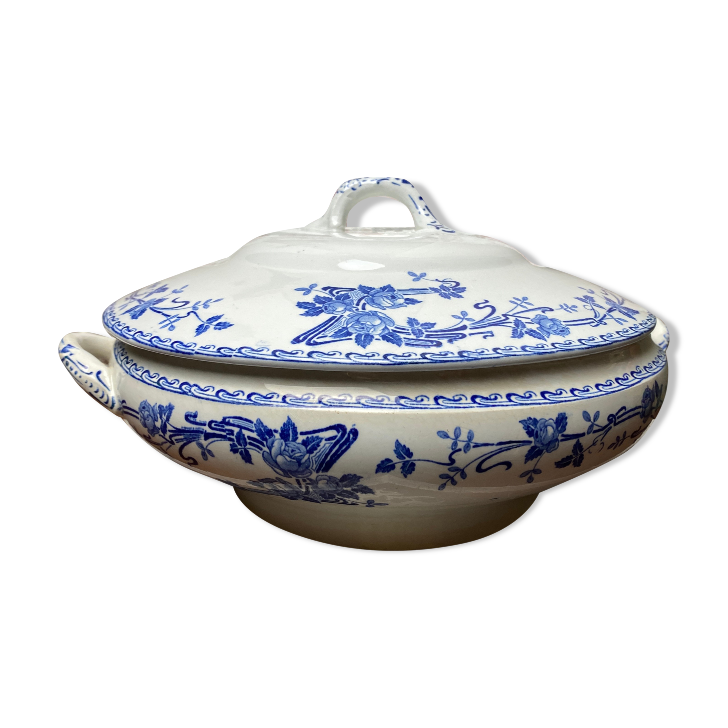 Iron earth vegetable XIX stamped "Le Grand Dépôt, Emile Bourgeois"