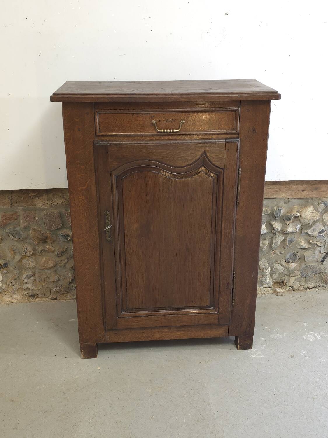 19th century oak jam cupboard