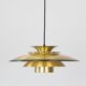 Danish vintage pendant lamp Roma from 1980s