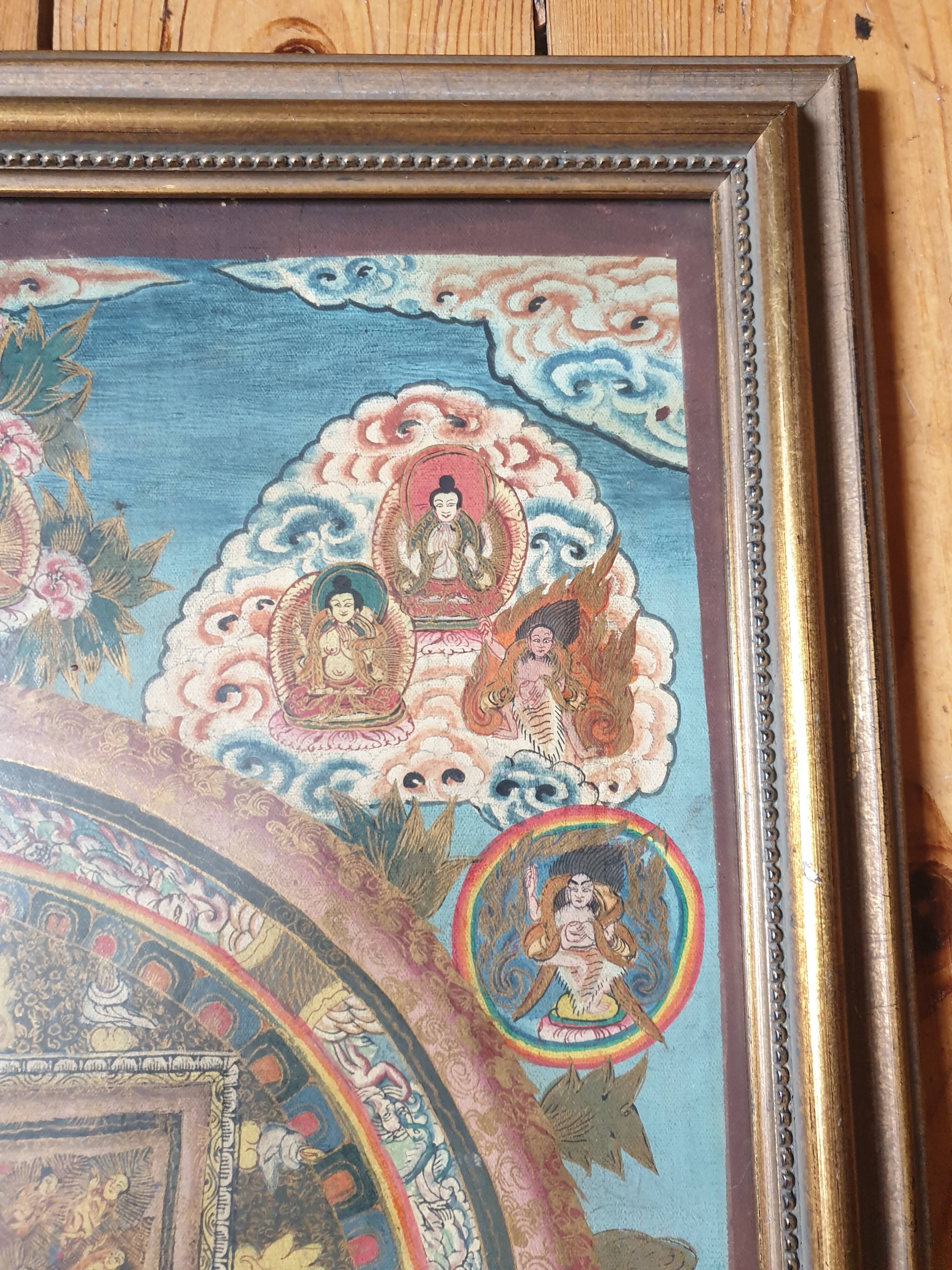 Thangka from Tibet mid-20th century