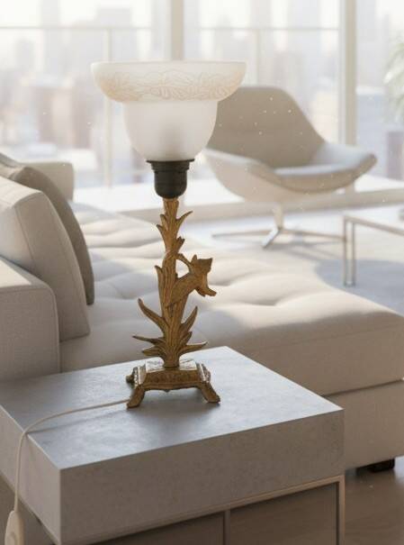 Lamp by bronce francesa years 50