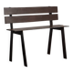 Unique sculptural corten steel bench, Netherlands, 1990s
