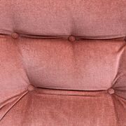 Pair of pink tufted velvet frog chairs 1970