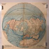 Map of the world map old communication in the northern hemisphere