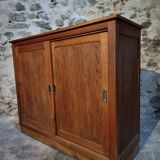 Oak sliding door wardrobe, 1920s