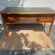 Green leather top desk