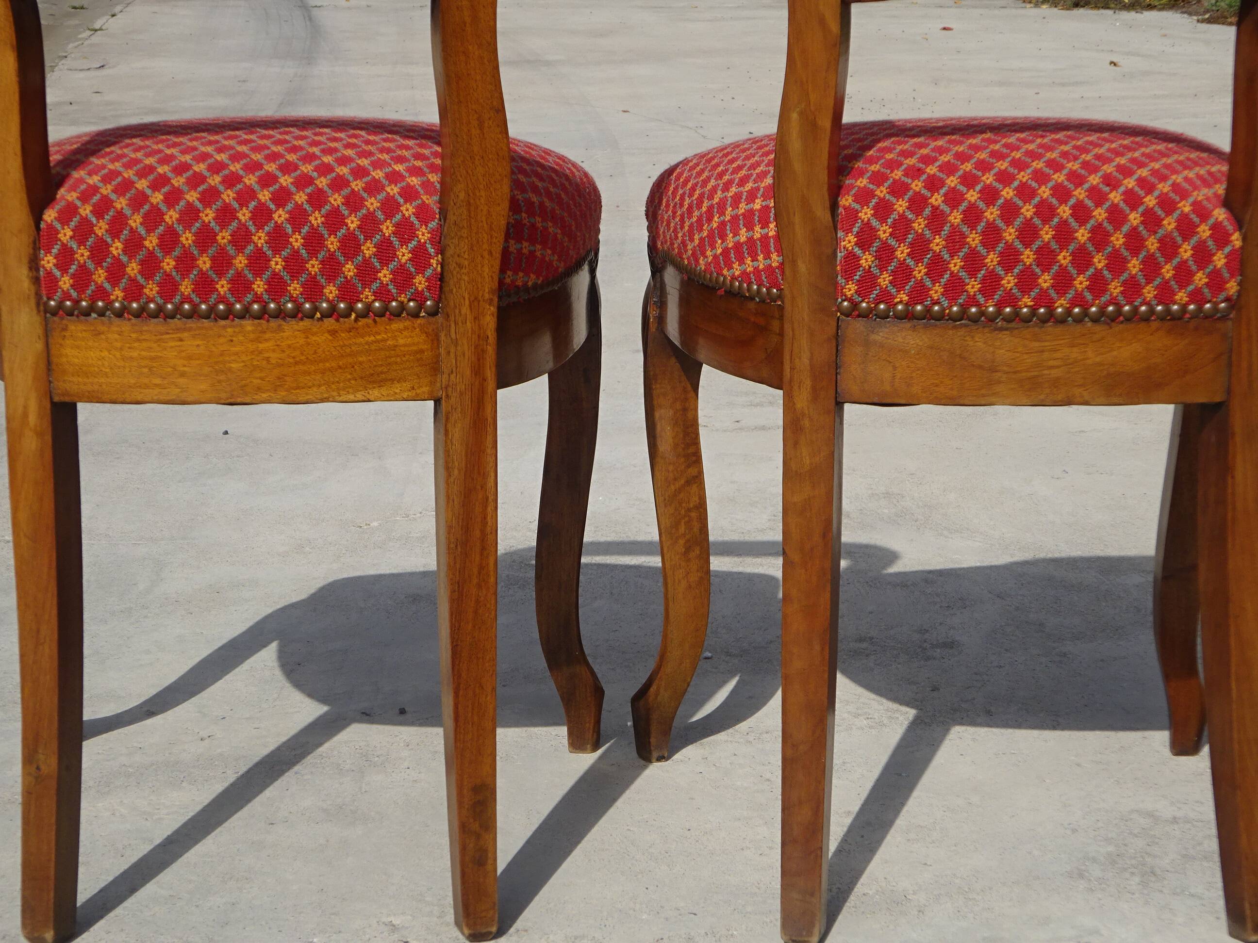 Restored Louis Philippe chairs, set of 2