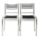 Pair of chrome chairs "Sandow" (1 of 3), René Herbst, 1980s