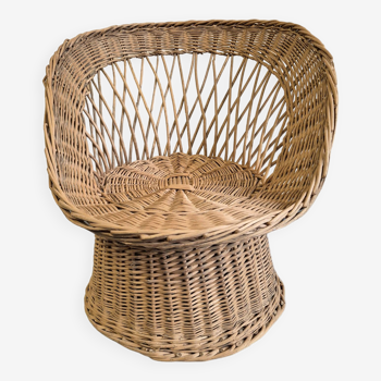 Rattan armchair