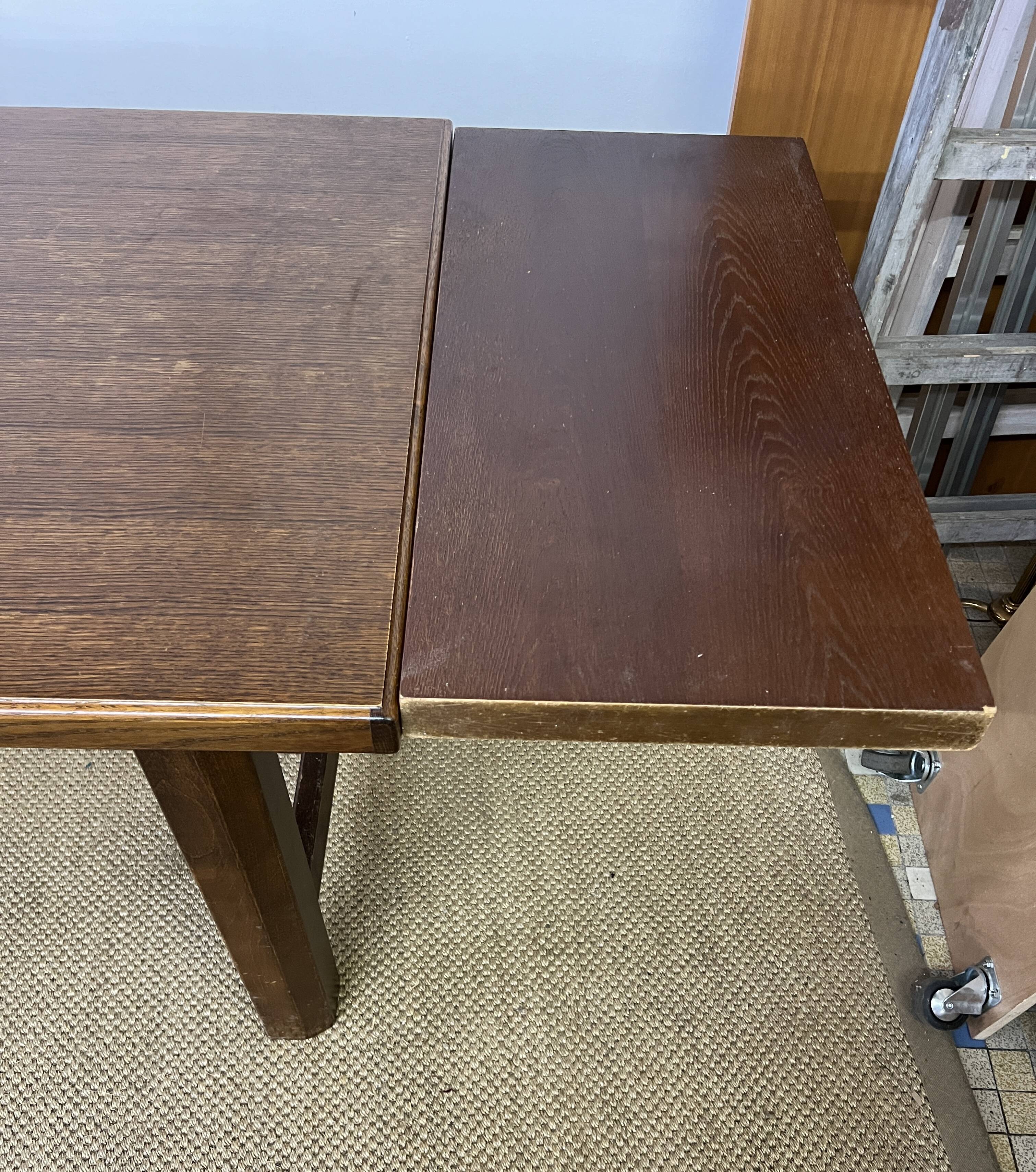 Vintage wooden farmhouse table