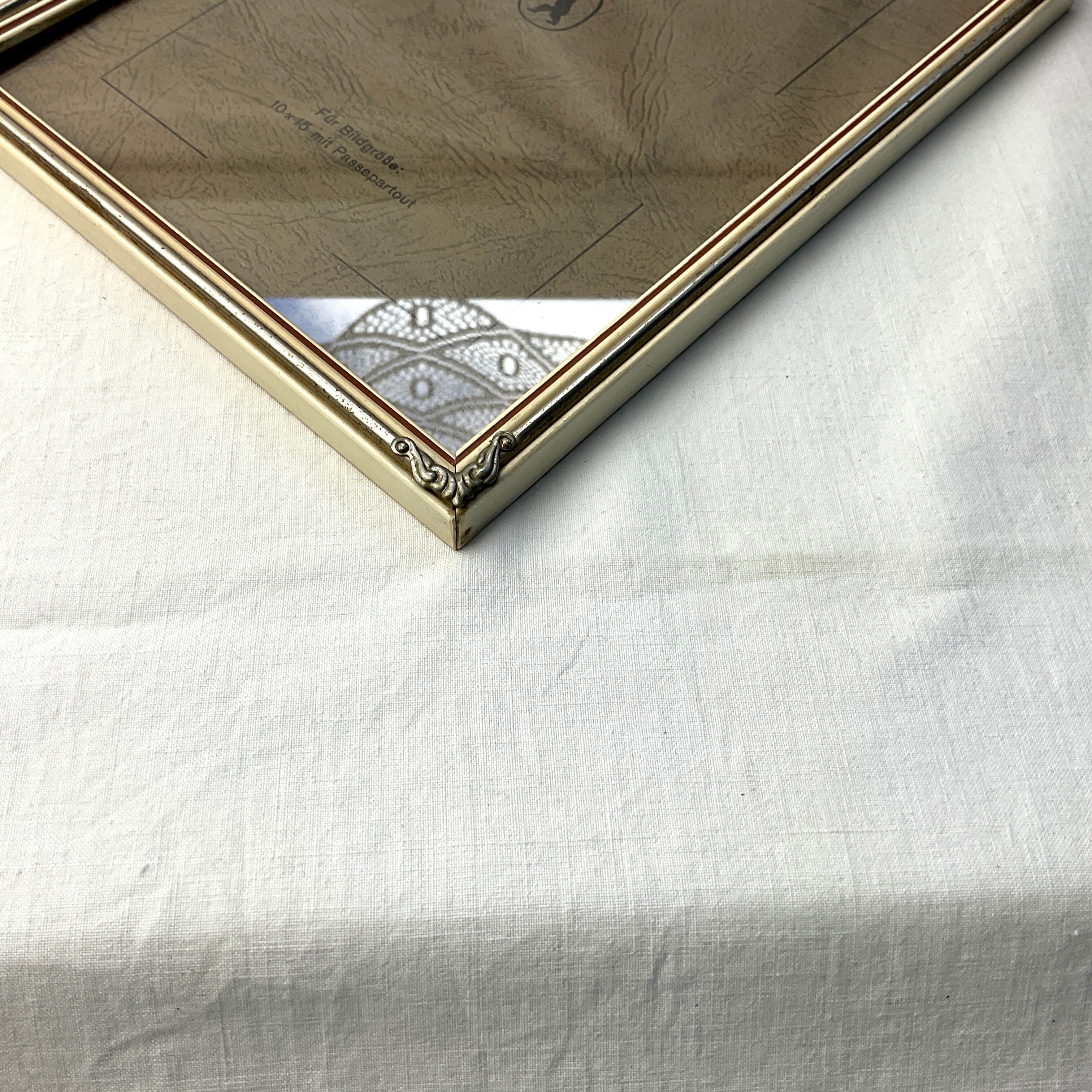 Old wooden and metal frame