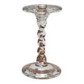 Chandelier vintage en verre torsadé, années 1970