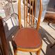 6 Baumann chairs in wood and imitation leather