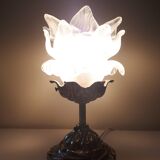 Bronze lampshade in the shape of a rose