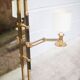 mirror with articulated wall light