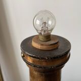 Souvenir lighthouse lamp from Calais in wood