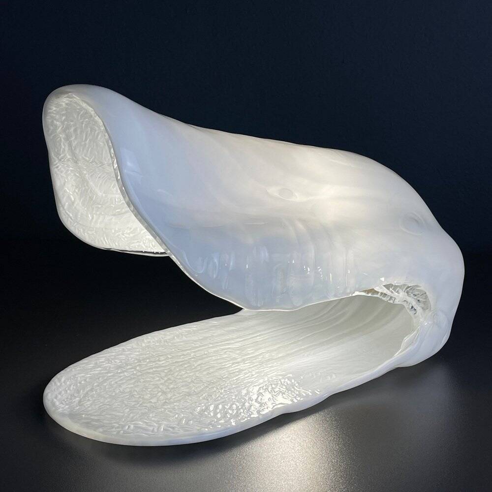 Oyster Murano table lamps by La Murrina, Italy, 1970s, set of 2