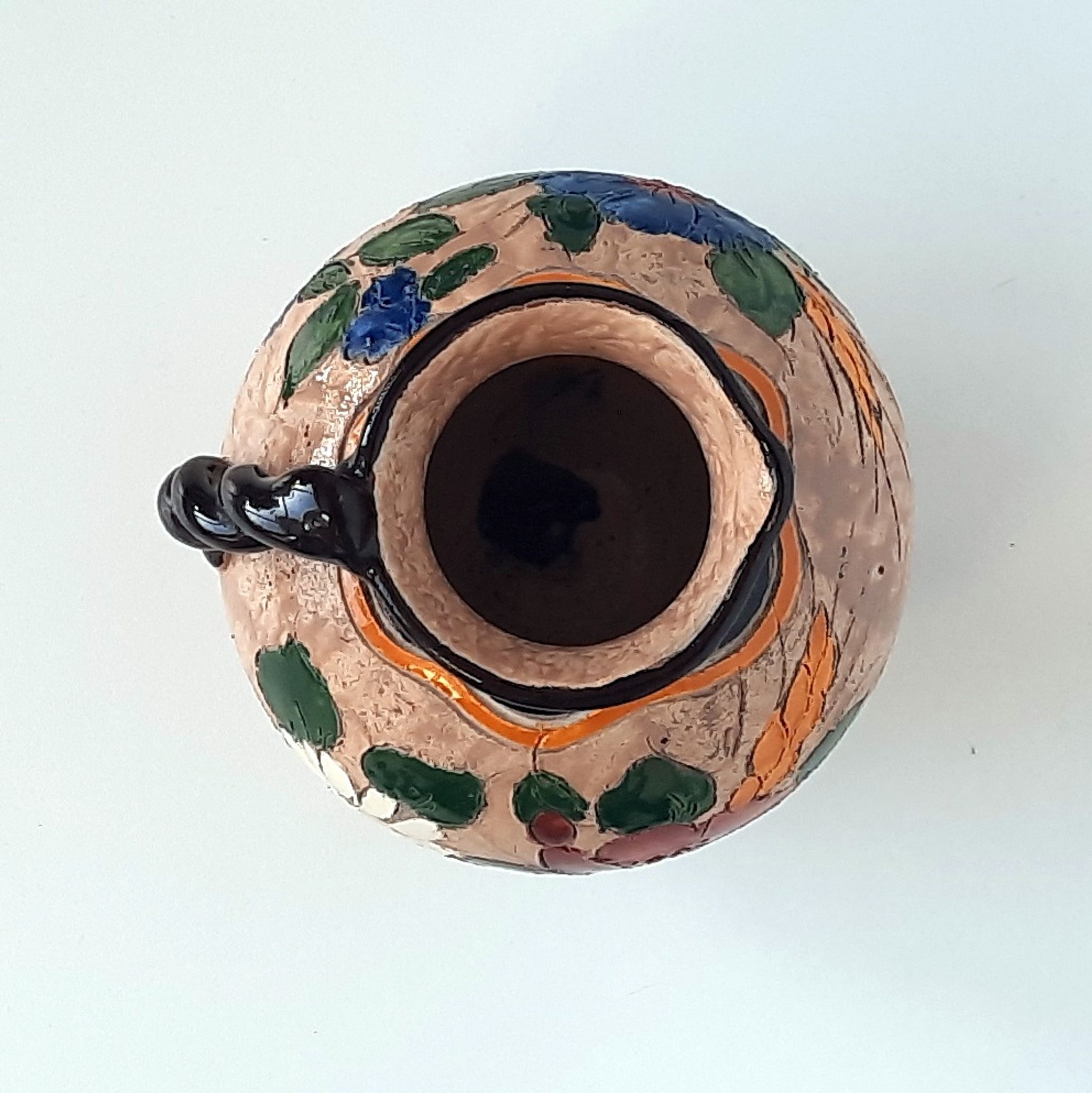 Vallauris ceramic vase signed Jérôme Massier