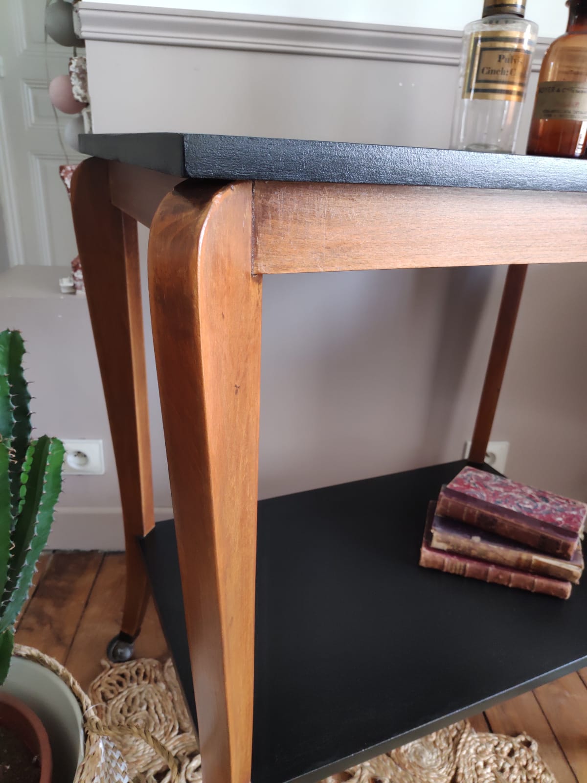 Vintage art deco roulette table