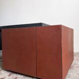 Bureau C.e.o. cube conçu par Lella & Massimo Vignelli pour Poltrona Frau, italie années 1990