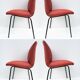 Set of 4 chairs by Pierre Guariche for Meurop 1960