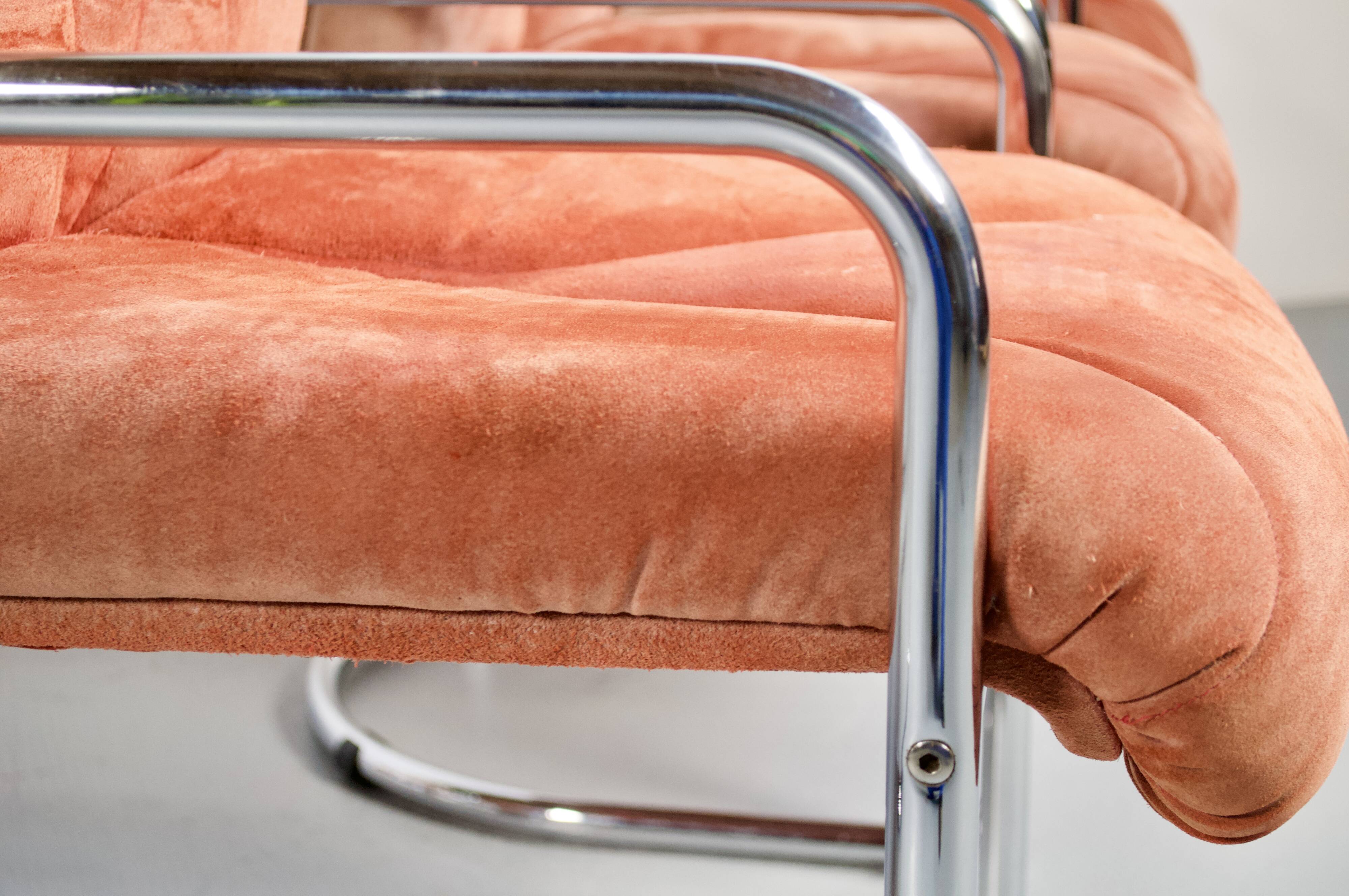 Set of 6 armchairs by Guido Faleschini, 1970s, Mariani Italia, publisher