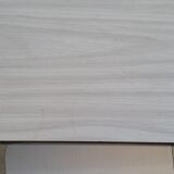 Table and 4 chairs in white formica