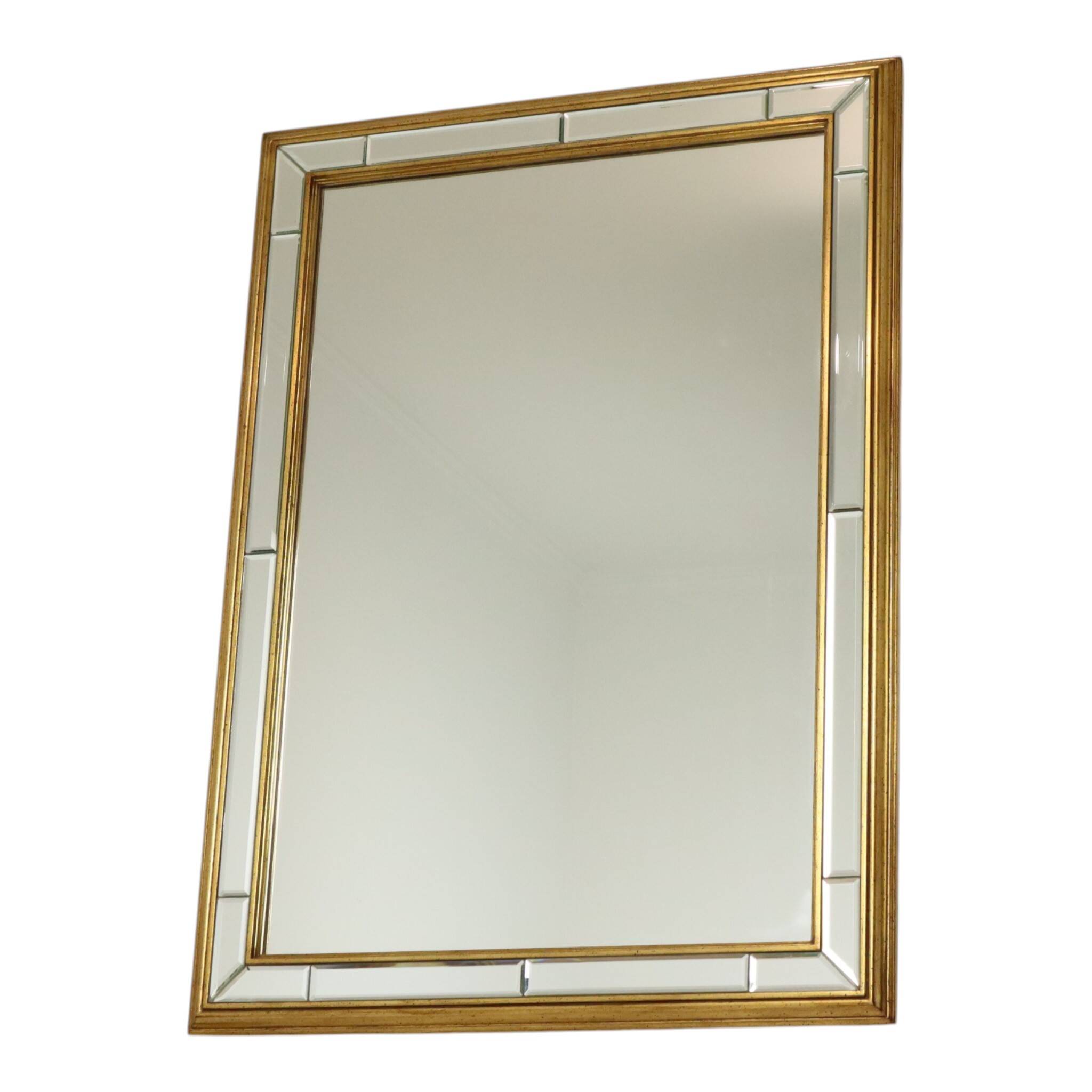 Hollywood Regency Deknudt Mirror Vintage Design 98cm