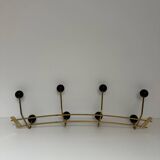 Vintage gold wall coat rack