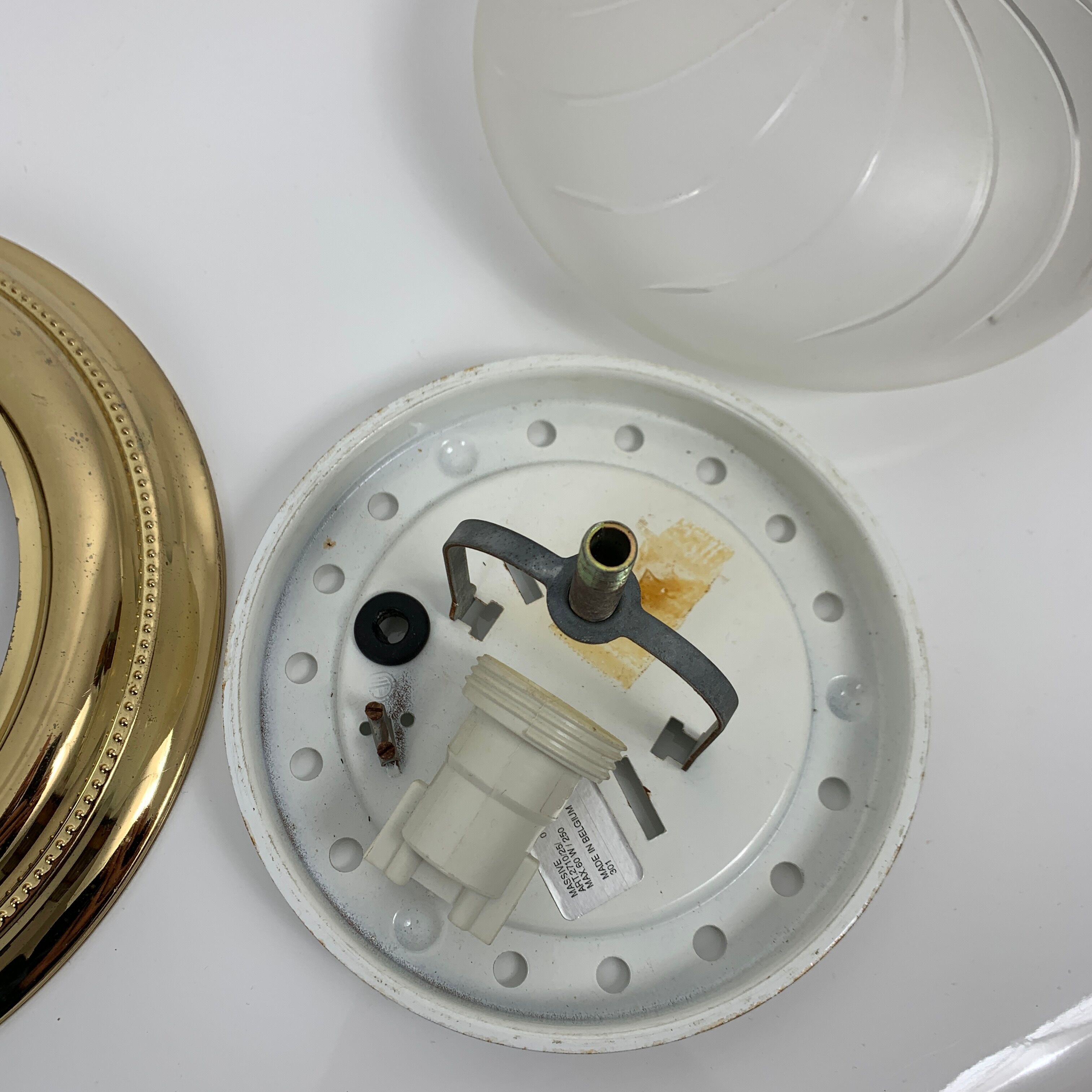 Massive Belgium Massive glass and gold steel globe