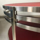 Round coffee table design 70s