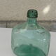 Charming bottle bottle brand BANDEIRA in vintage bluish green glass