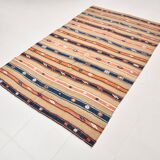 5x8 Beige & Blue Antique Decor, Ruuged Rug, 145x230Cm