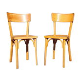 Pair chairs Baumann bistro 50s