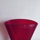Vase éventail Empoli rouge 1950 XL
