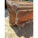 2 cast iron planters from 1900 from Charleville-Mézières, rockery style