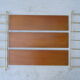 Etagère murale String laiton et bois